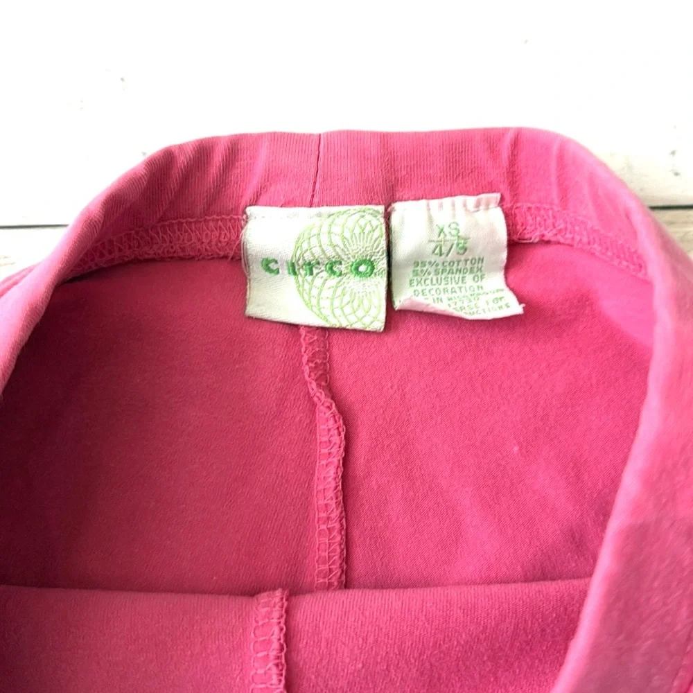 Girls 4/5 Pink Athletic Skirt Tennis Skort Shorts Circo Brand Size 4T 5T Kids